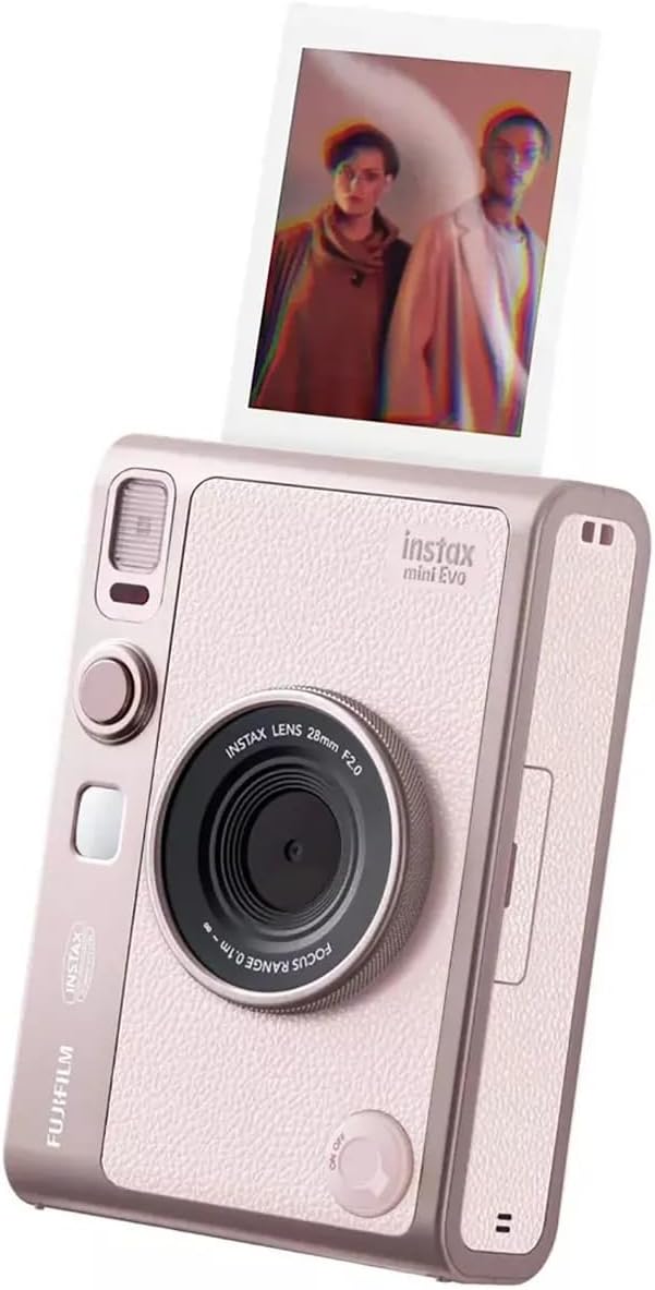 Fujifilm Instax Mini EVO Instant Camera - Brown