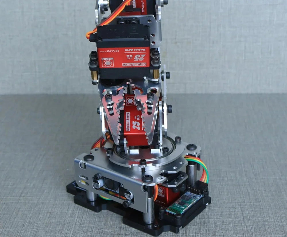 6 DOF Robot Arm Clamp. Precision Control and Automation Projects