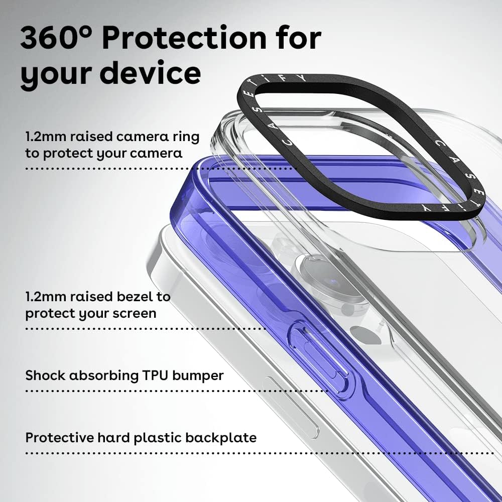 Casetify Essential iPhone 14 Pro Case [2X Military Grade Drop Tested / 4ft Drop Protection/Compatible with Magsafe] - Disco Magic - Hot Pink (CTF-24335200-16005445)