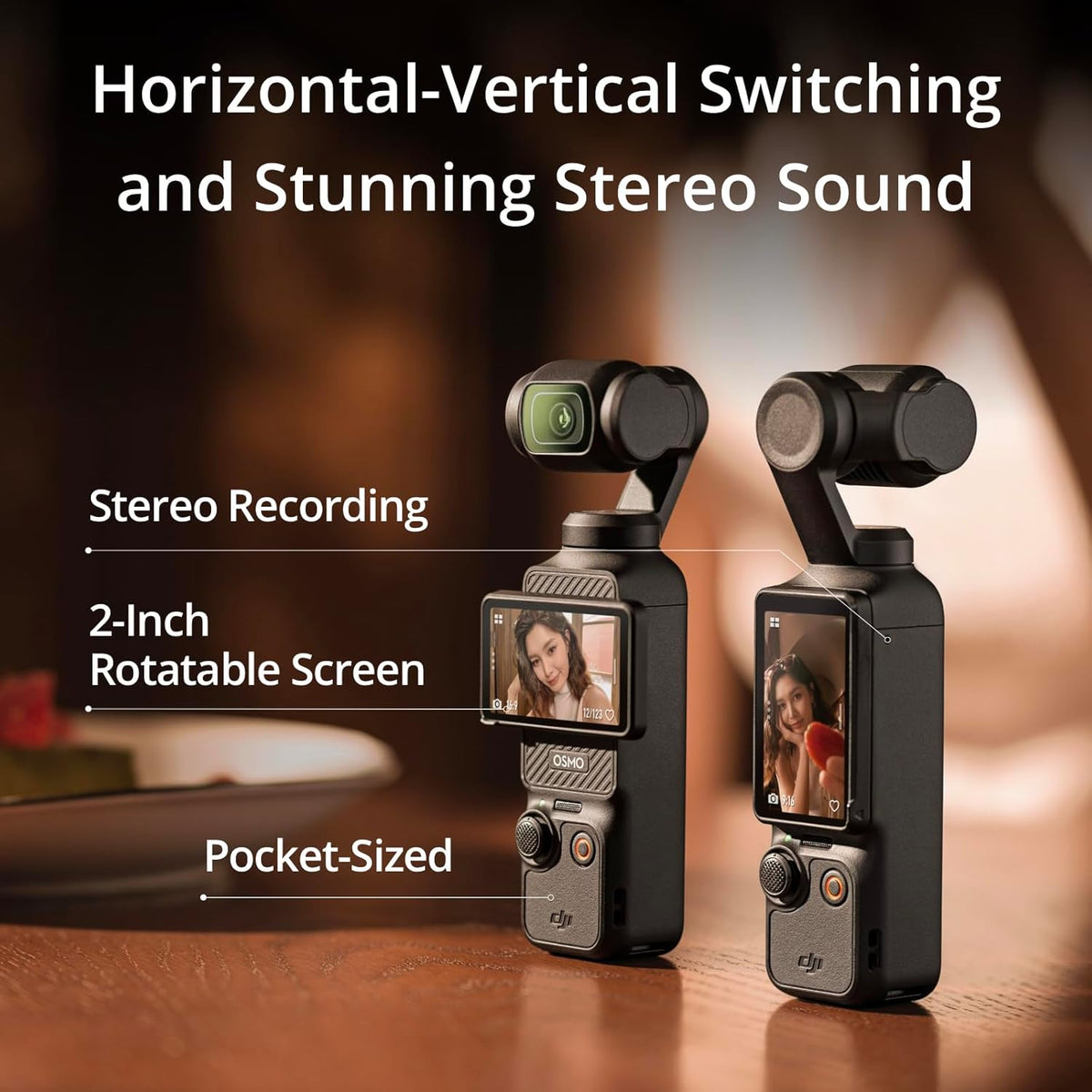 DJI Osmo Pocket 3 Creator Combo. Vlogging Camera with 1'' CMOS & 4K/120fps | 3-Axis Stabilization. Spotlight Follow. Fast Focusing. Mic Included for Clear Sound. Small Camera for Photography