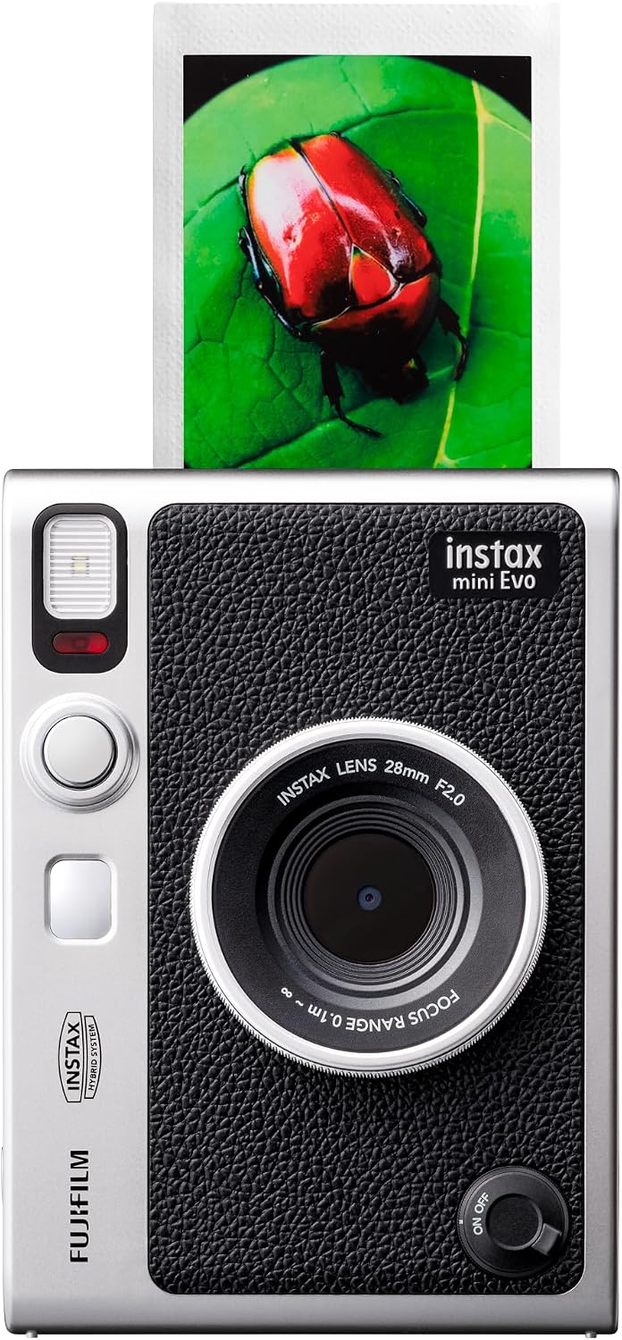 Fujifilm Instax Mini EVO Instant Camera - Brown