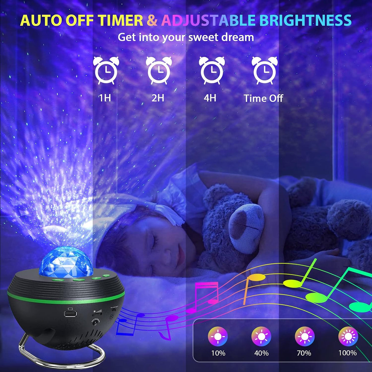 Star Projector LED Night Light with Bluetooth Speaker. Timer. Remote Control - Gifts for Kids. Adults. Christmas. Birthday - Amazon.com