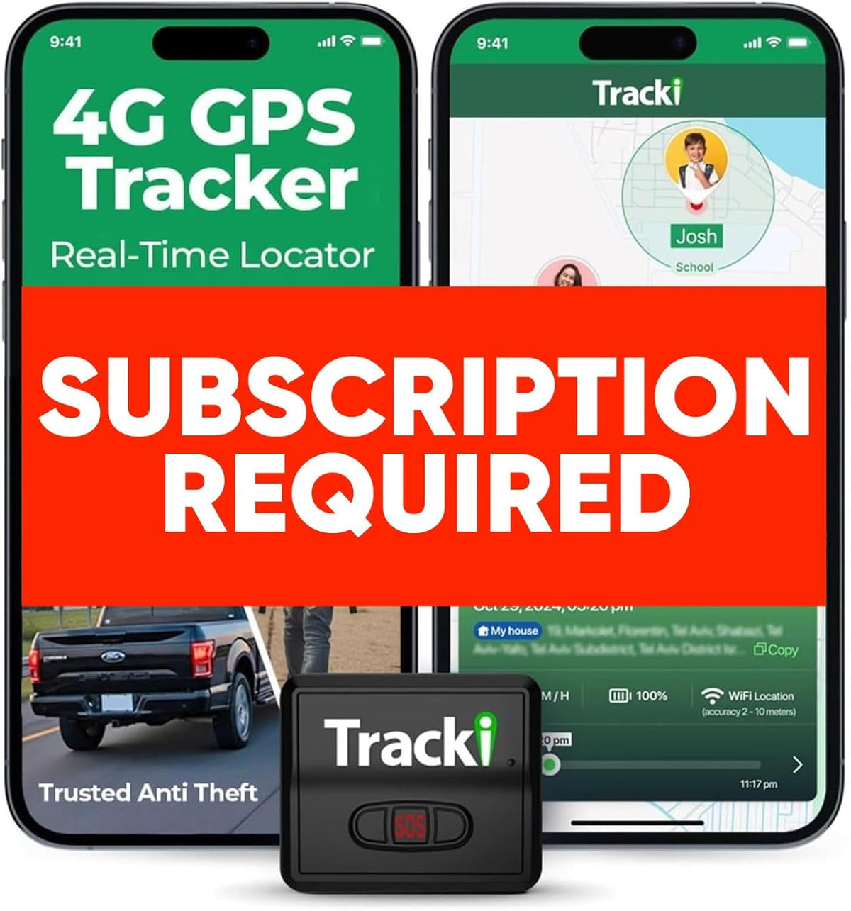 Tracki Universal GPS Tracker for Vehicles. Real Time Tracking | 4G LTE. Unlimited Distance. Smart Alerts. Super Small. Subscription Required. Cancel Anytime