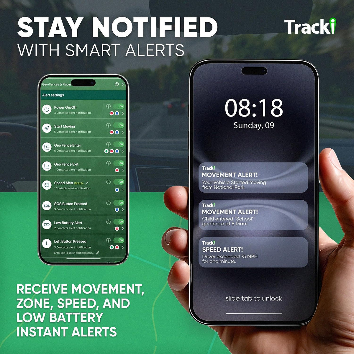Tracki Universal GPS Tracker for Vehicles. Real Time Tracking | 4G LTE. Unlimited Distance. Smart Alerts. Super Small. Subscription Required. Cancel Anytime
