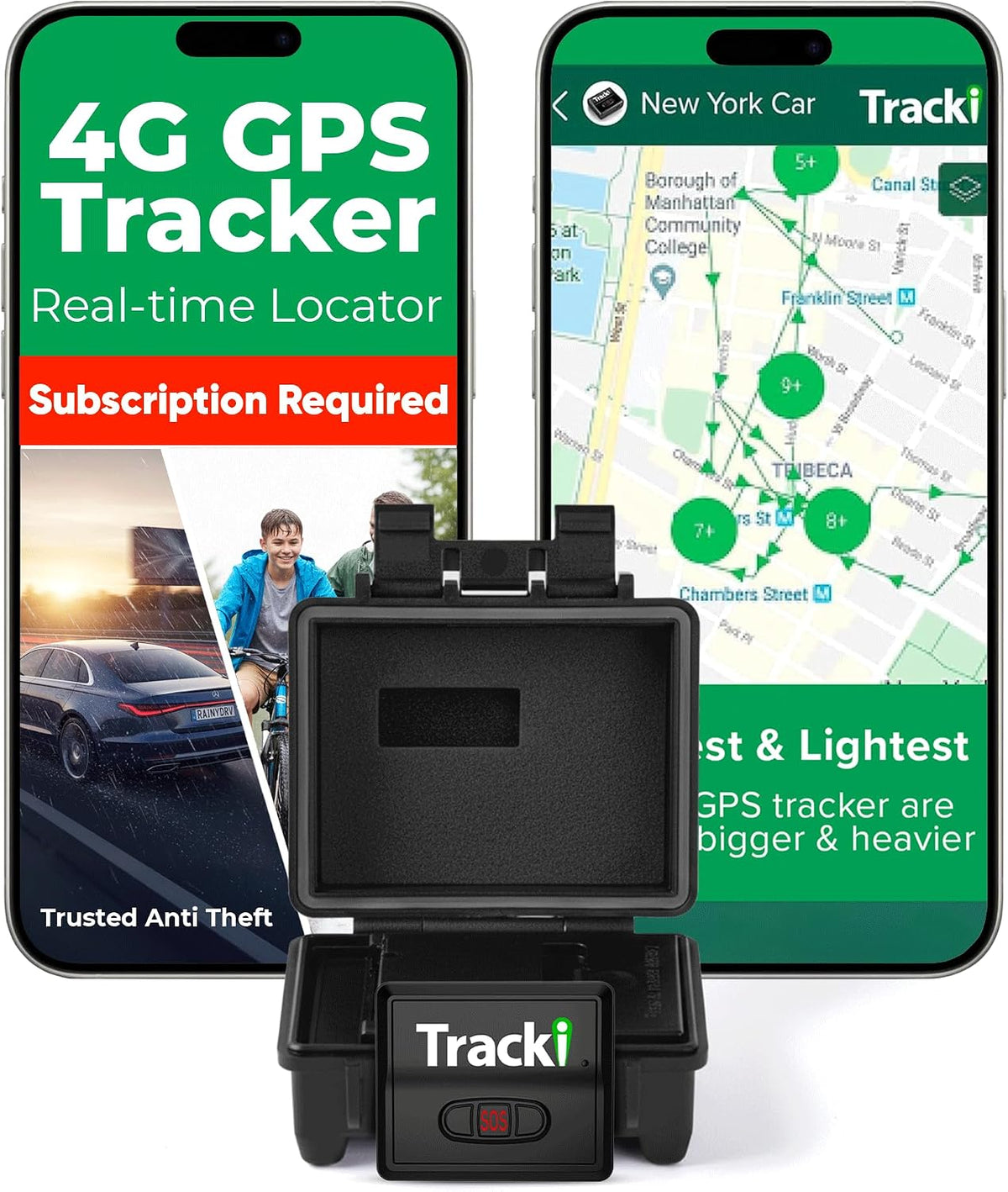Tracki Universal GPS Tracker for Vehicles. Real Time Tracking | 4G LTE. Unlimited Distance. Smart Alerts. Super Small. Subscription Required. Cancel Anytime