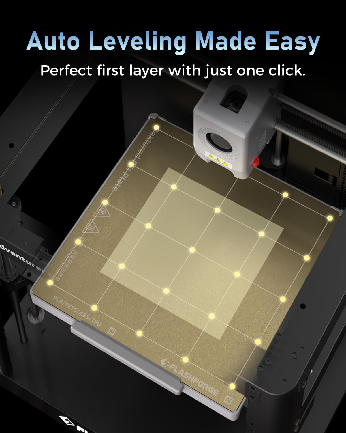 high-speed 3D printer with auto leveling