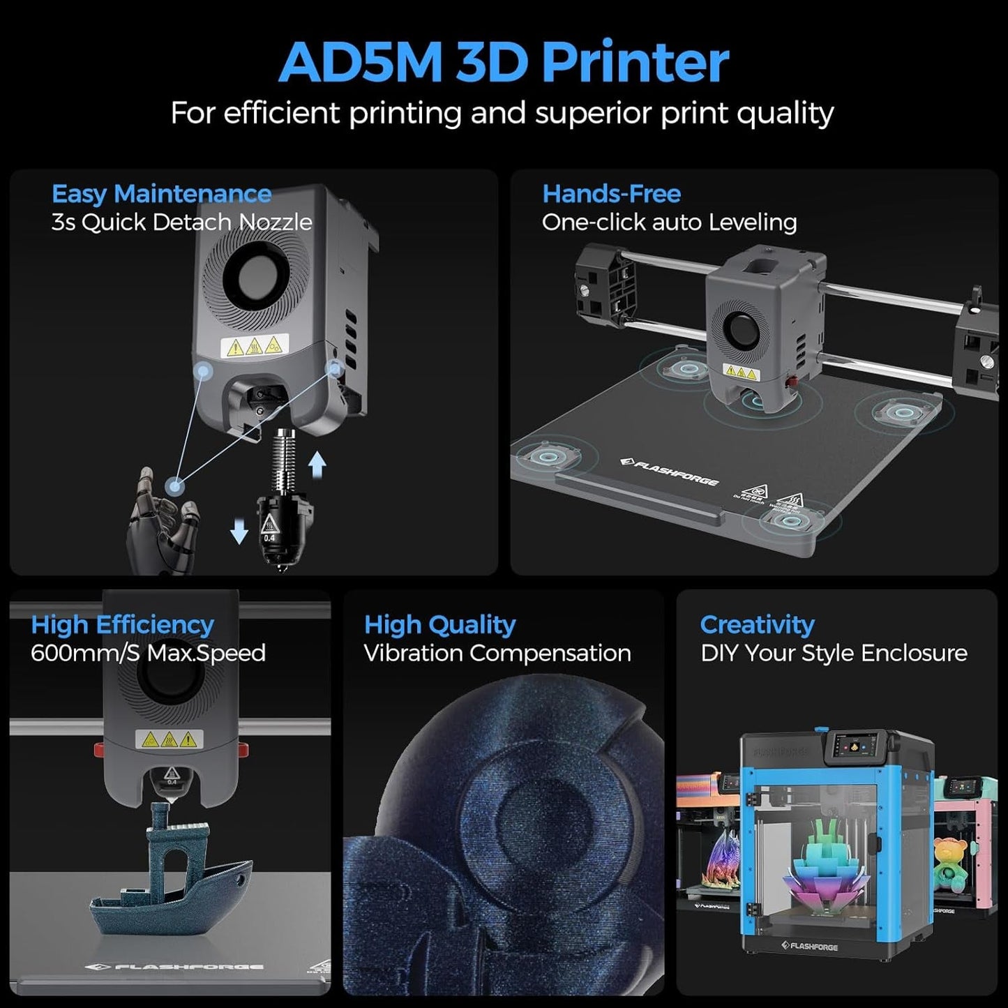 High Speed 3D Printer Precision Rapid Fabrication