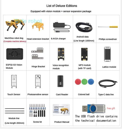 Quadruped AI Robot Dog - Bionic Robotics Kit