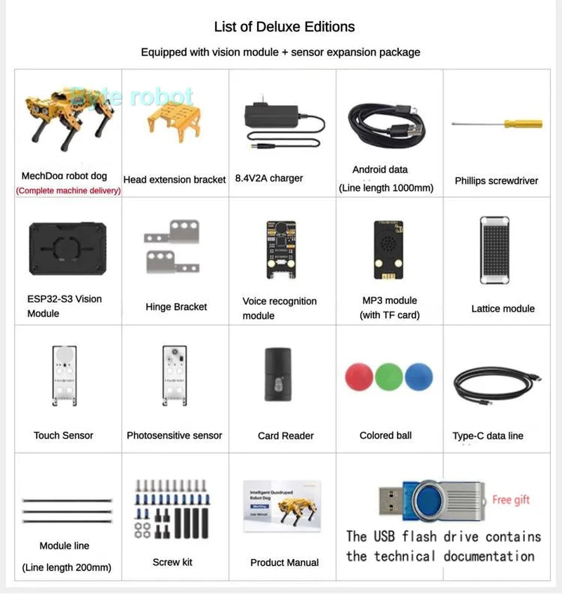 Quadruped AI Robot Dog - Bionic Robotics Kit