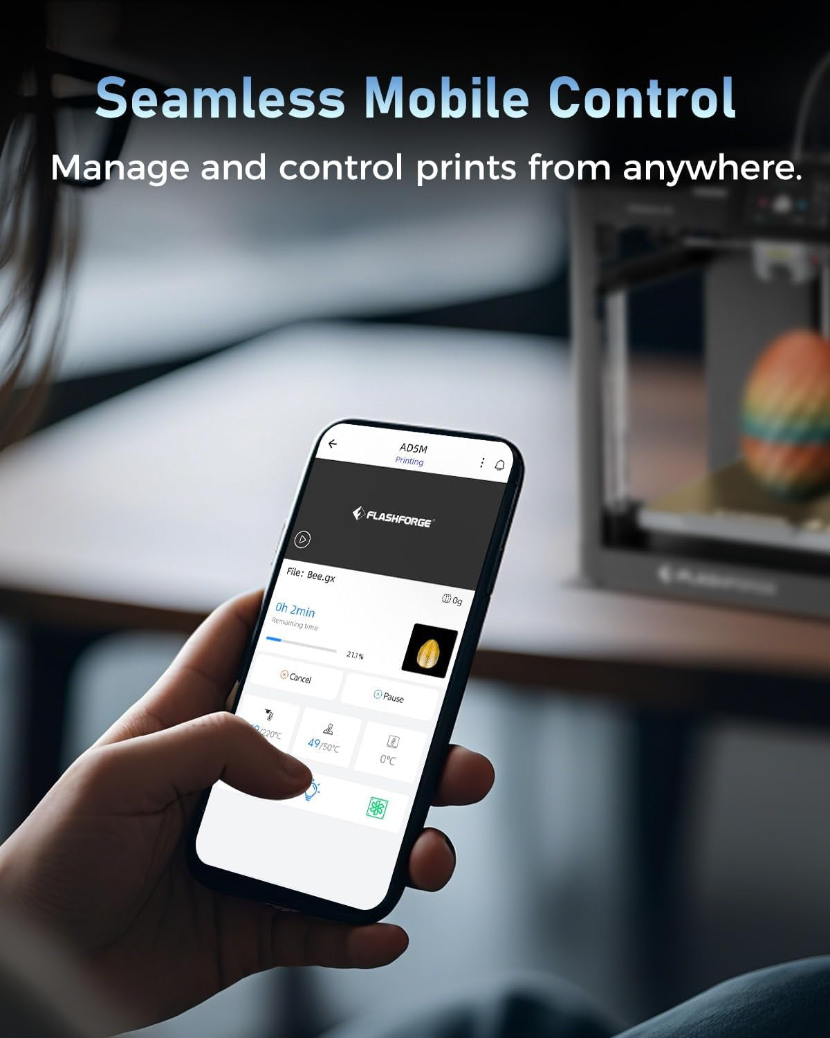 high-speed 3D printer with auto leveling