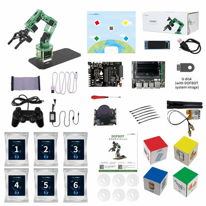 AI Robotic Arm Kit for Learning and Engineering Projects